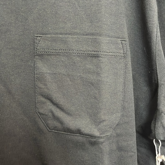 Richer Poorer Pima Pocket Long Sleeve Tee in Black - Picture 7 of 12